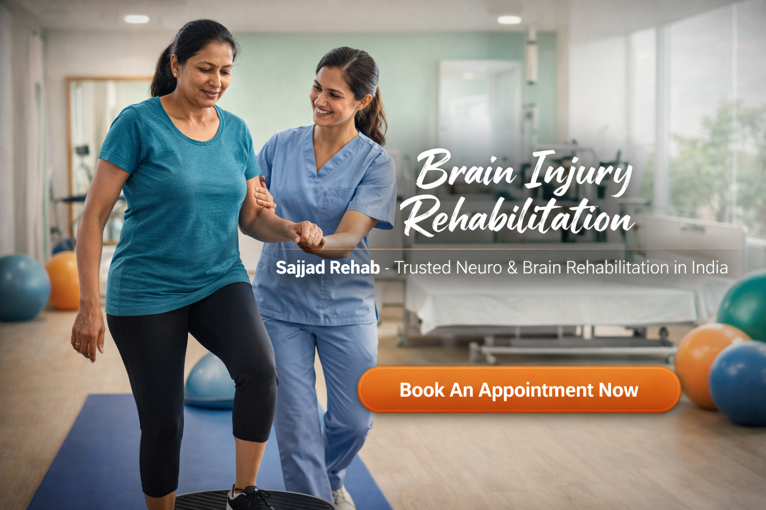 Brain injury occupational therapy session in Patna