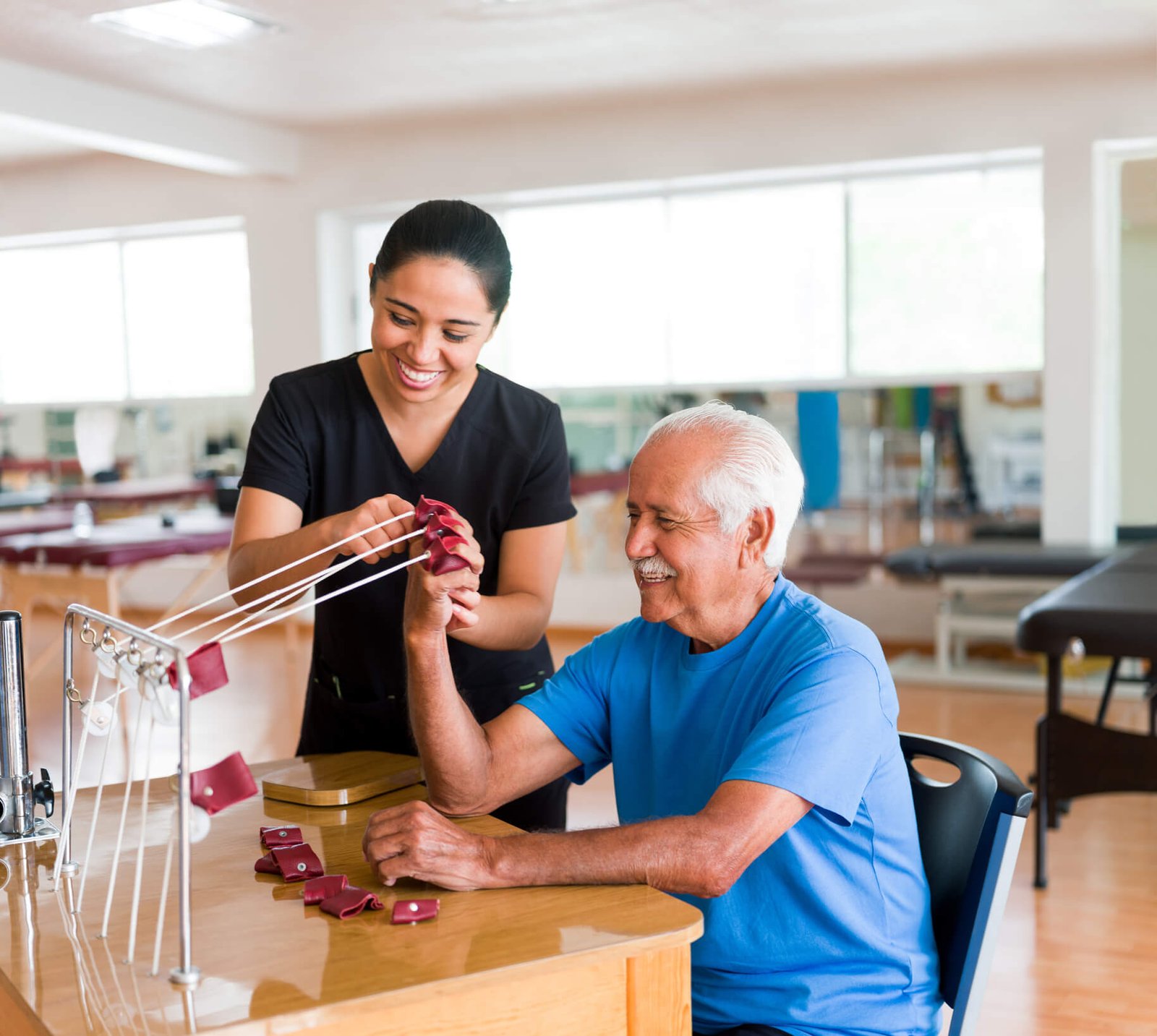 Occupational therapy at home for adult patient focusing on daily living activities, self-care training, dressing support, feeding practice, functional independence, and home-based rehabilitation services in India.